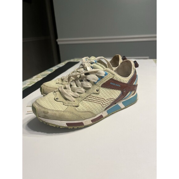 Diesel Anza Running Shoes Sneakers Retro Y2K Mesh Low Casual Women’s Sz 6.5 - Picture 3 of 14